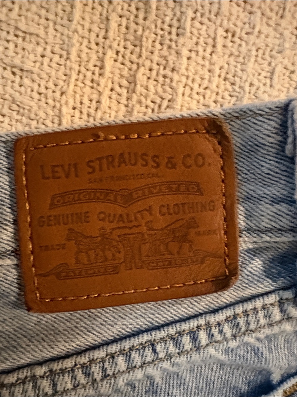 Levi’s jeans Wedgie Straight Leg size 26 Cotton Button fly high waist EUC - Picture 10 of 12